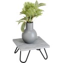 Kwietnik FILO 30x30x14 cm – stojak na kwiaty z blatem i nogami Hairpin
