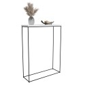 Konsola FILO 60x20x80 cm – wąska konsola loft do przedpokoju i salonu