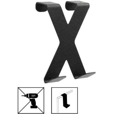 Wieszak ze stali na drzwi 2...