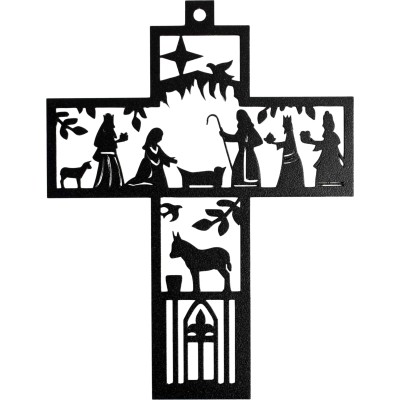 Krzyż metalowy na ścianę...