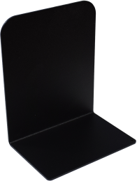 SP-0004; Podpórka na książki pełna; czarny mat; 13 x 16 x 9 cm