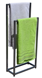 ST-PD03-45; Podwójny stojak łazienkowy na ręczniki; chrom; 1000x450x200mm